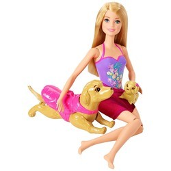 Кукла Barbie Swimmin Pup Pool DMC32