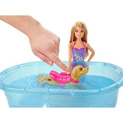 Кукла Barbie Swimmin Pup Pool DMC32