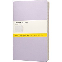 Блокноты Moleskine Set of 3 Squared Cahier Journals Large Pastel