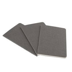 Блокнот Moleskine Set of 3 Plain Cahier Journals Pocket Black
