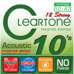 Струны Cleartone Phosphor Bronze 12-String 10-47