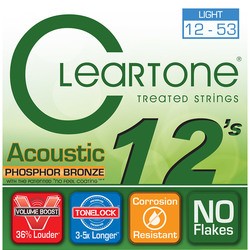 Струны Cleartone Phosphor Bronze Light 12-53