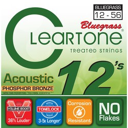 Струны Cleartone Phosphor Bronze Bluegrass 12-56